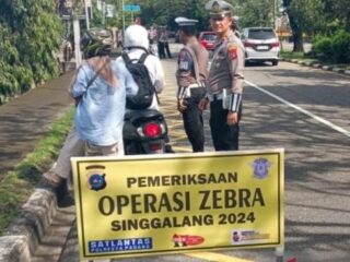 Pelanggaran Tidak Pakai Helm, Dominasi Operasi Zebra Jaya