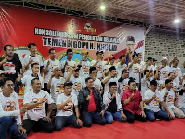 Relawan Teman Ngopi Komit Menangkan Cabup dan Cagup No.1