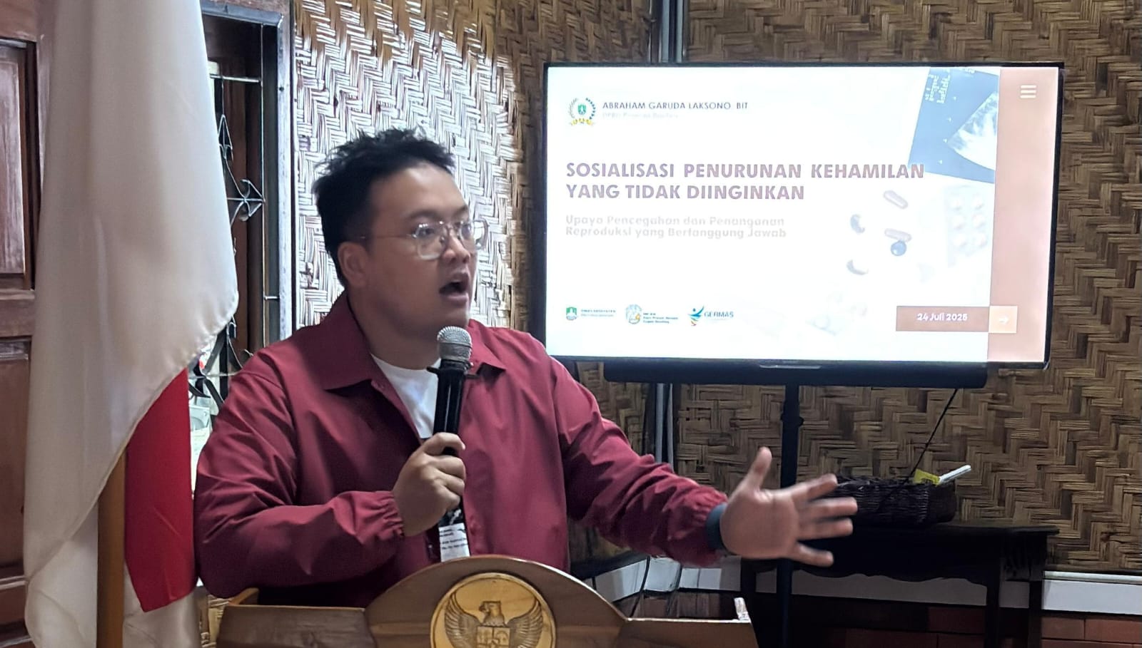 Abraham Garuda Laksono dan DP3AKKB Banten kolaborasi untuk turunkan angka kehamilan tidak diinginkan melalui edukasi dan sosialisasi.